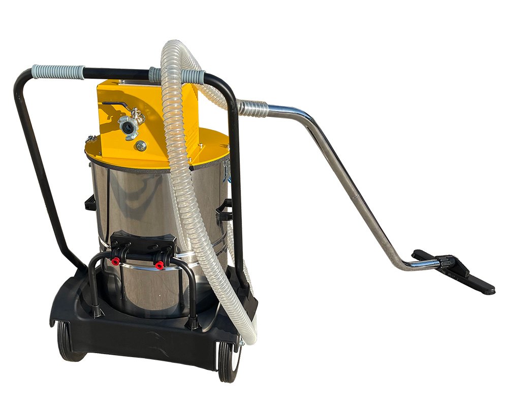 Air Vac 180 CFM wet and dry, standard model, stainless tank on a wheeled base