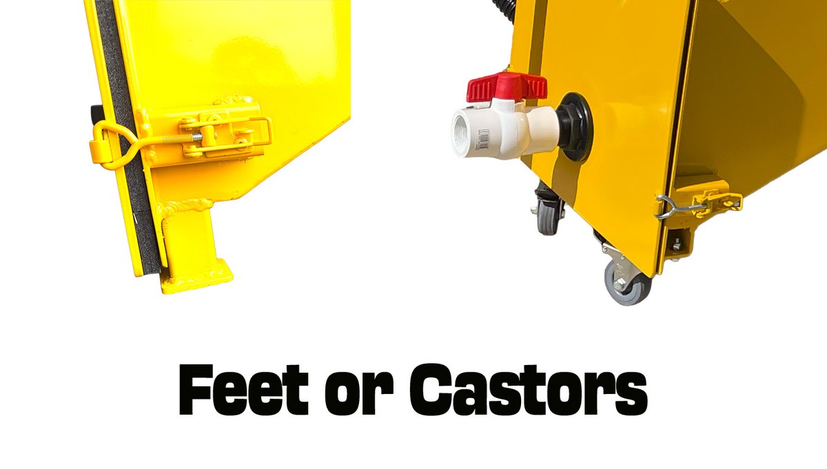 Spillmaster feet or castors option