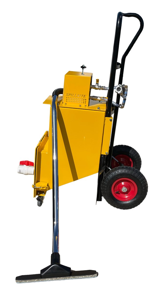Spillmaster discharging through the reverse fluid pump-out