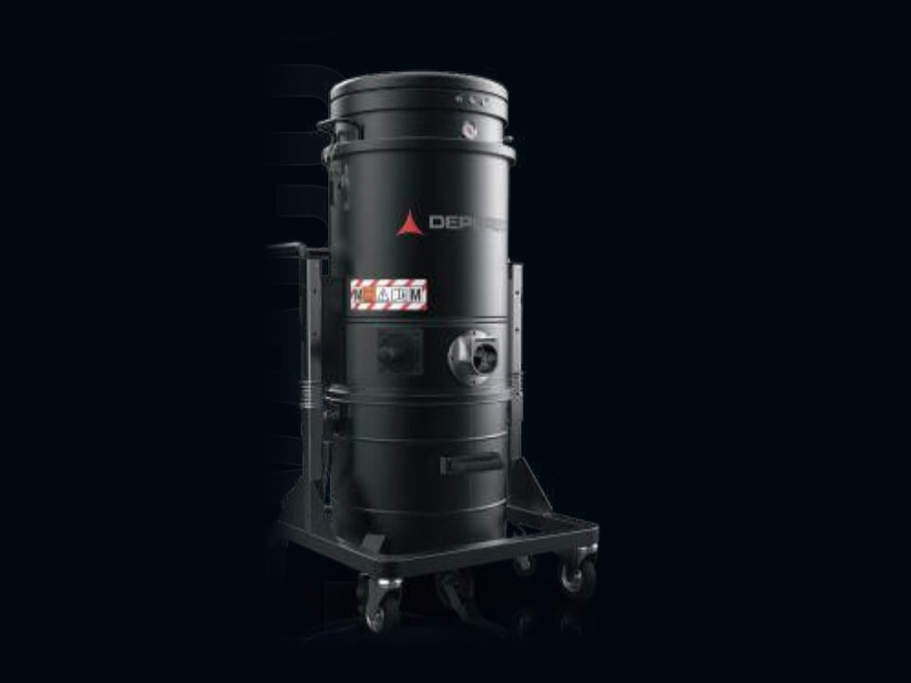 Depureco M65/100 Three-Motor Industrial Vacuum, 3.9 kW, 65 or 100 Litre